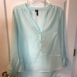Teal shirt